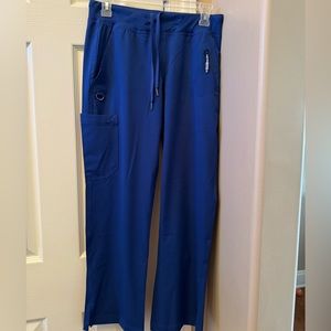 Ava Therese royal blue petite XS scrub pants, never worn
